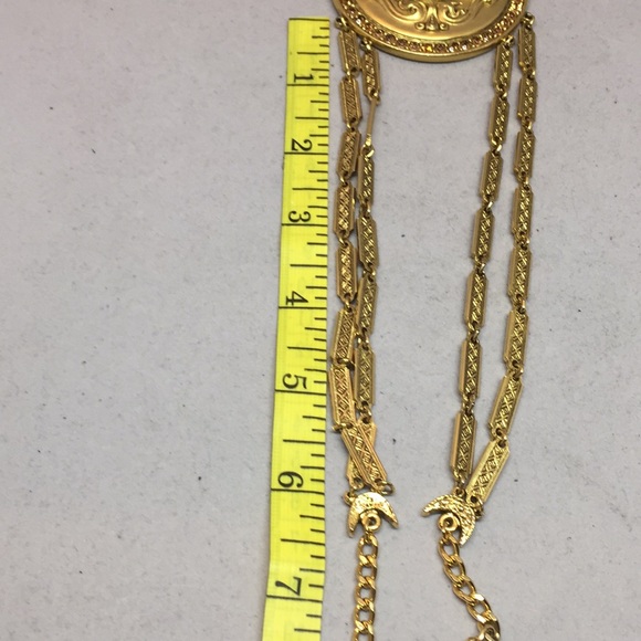 Amazing vintage Art Nouveau style Goldette necklace. - Picture 8 of 8